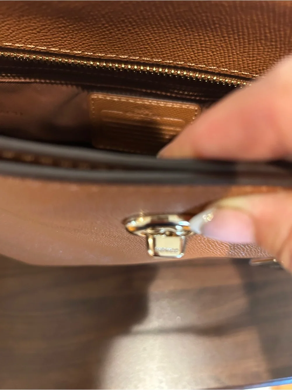 Coach classic leather